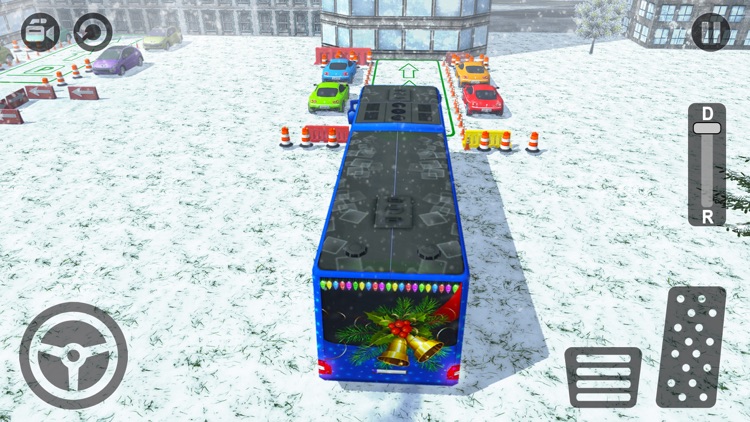 Winter Bus Driver 3D Simulator: Snow Hill Parking