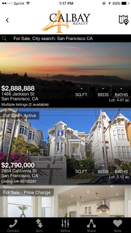 CalBay Realty Home Search