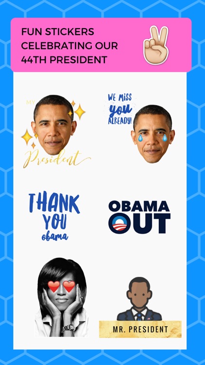 Thanks Obama Sticker Pack Barack Obama