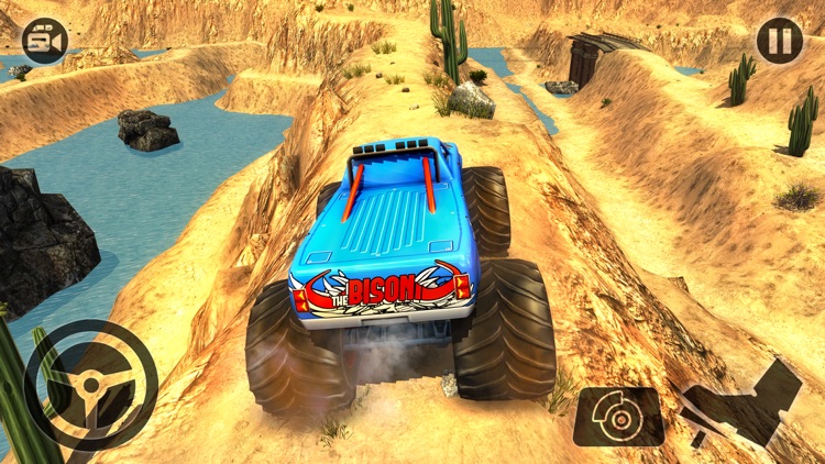 Offroad Monster Truck Desert Safari Hill Driving