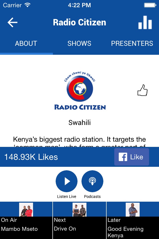 Citizen Radio Kenya screenshot 3