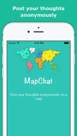 Game screenshot MapChat - Anonymous Posts On Map mod apk
