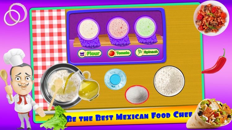 Mexican Food Chef Cooking Game