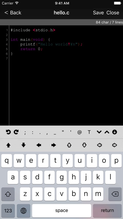 Text editor-PWEditor for the source code and text