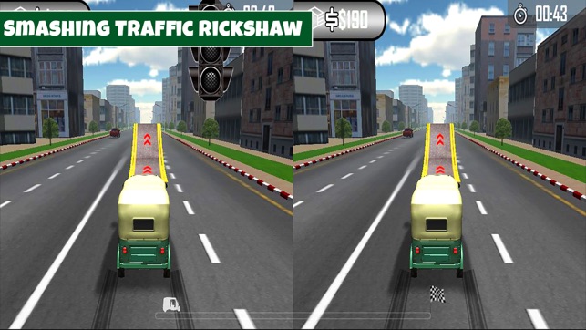 VR Highway Tuk Tuk Rickshaw: Traffic Rush Race(圖4)-速報App