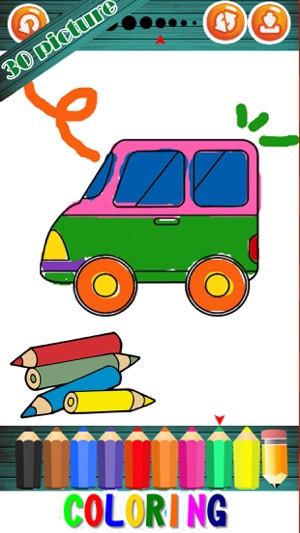 Learning Vehicles Coloring Markers Easy For Kids(圖2)-速報App