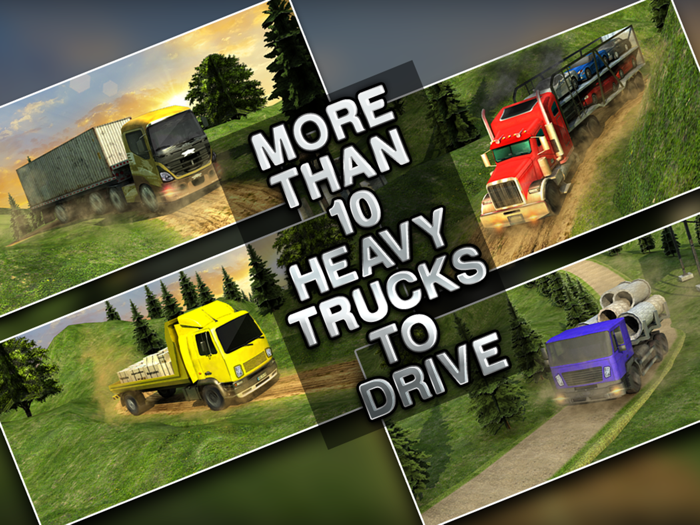 大卡车停车疯狂2017年：真正的越野驾驶 Truck Parking Adventures Game