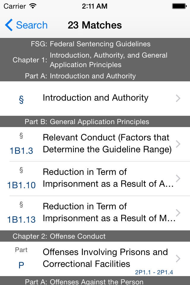 Federal Sentencing Guidelines (LawStack's FSG) screenshot 4