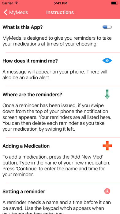 MyMeds Medication Reminder App Screenshot 5