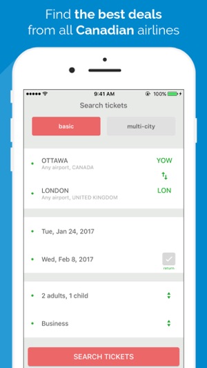 Fly Canada: Book cheap flights & airline tickets(圖1)-速報App