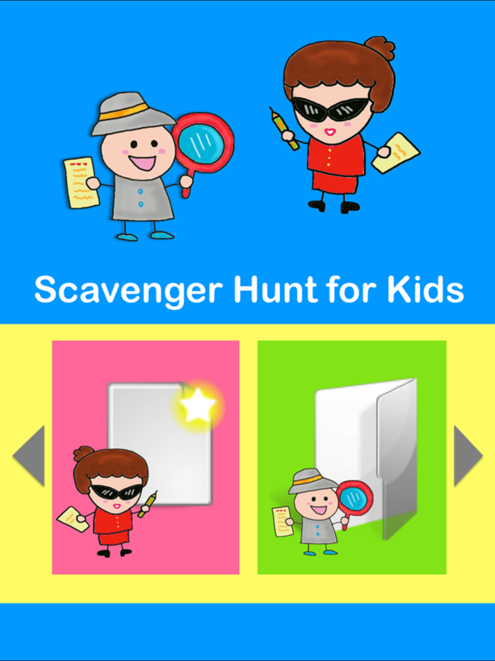 Scavenger hunt for kids  I Spy for Kids