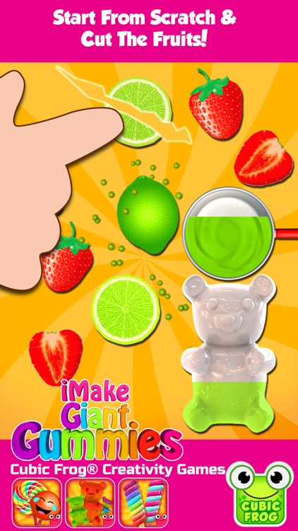 Gummy Bear Maker Candy Design Game-iMake Gummies screenshot-3