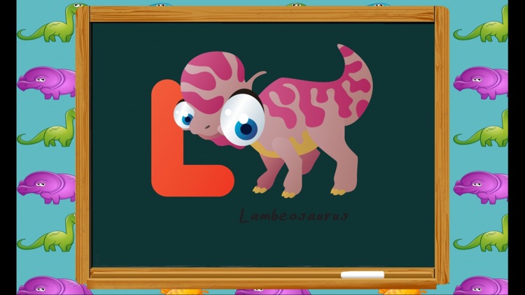 English Vocabulary ABC Dinosaurs Free Games