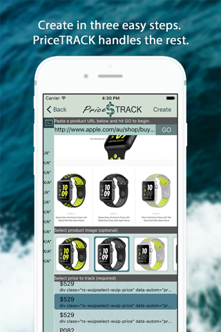 PriceTRACK - náhled