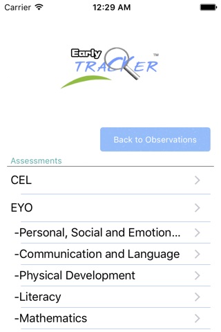 Early Tracker Childcare App screenshot 3