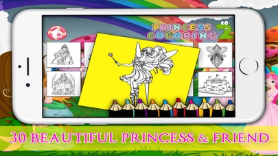 How to cancel & delete Fairy Princess coloring book : Best 30 Pages from iphone & ipad 1