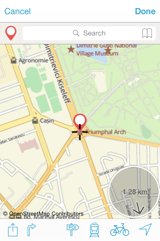 Bucarest on foot : Offline Map screenshot 4