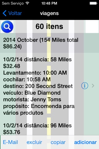 Track My Mileage And Time screenshot 4