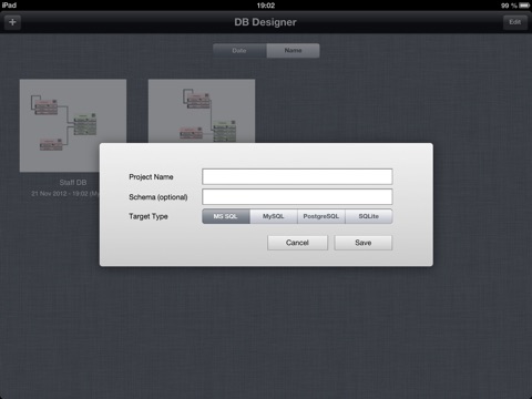 DB Designer screenshot 2