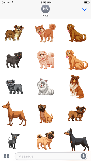 High Quality Dog Stick Pack for Messaging(圖2)-速報App