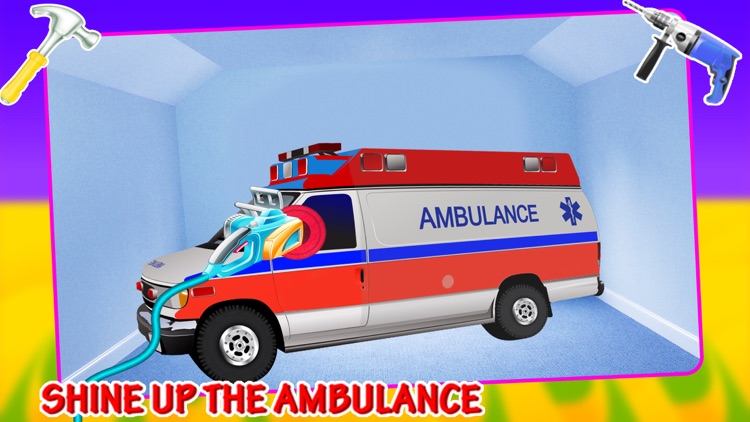 Ambulance Repair & Cleanup- Mechanic Garage screenshot-4