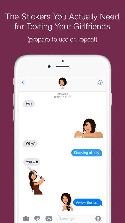 Telle-Lilly: Chic stickers for women & girl talk