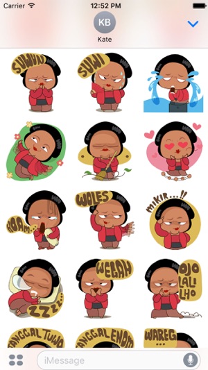 Mrs Ayu for iMessage Sticker(圖1)-速報App