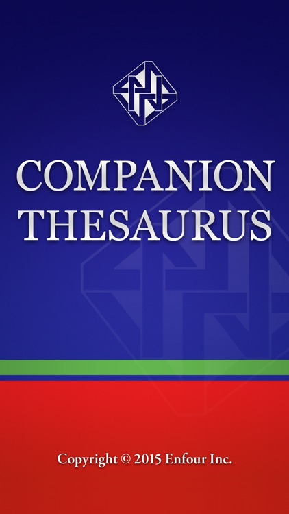 Companion Thesaurus -with Spelling Dictionary