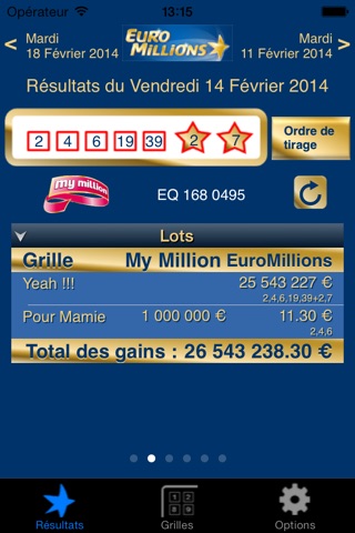 e-Millions screenshot 2