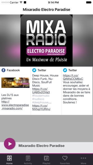 Mixaradio Electro Paradise(圖1)-速報App