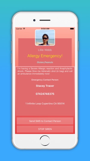 Allergency: Food Allergy Alert, Anaphylaxis & SMS(圖2)-速報App