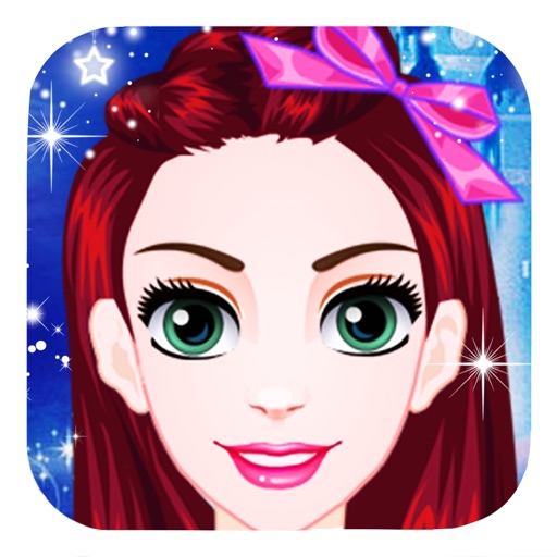 Girls evening dress - Makeup Plus Girl Games Icon