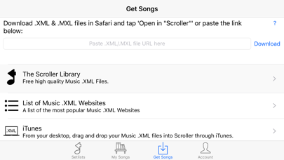 Scroller: MusicXML Sheet Music Reader screenshot 2