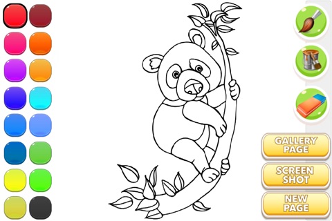 Panda Game - Panda Coloring Book screenshot 2