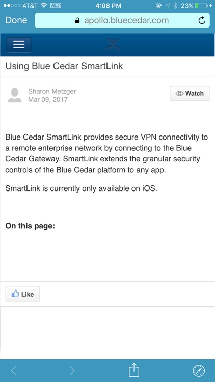 Blue Cedar SmartLink screenshot-4