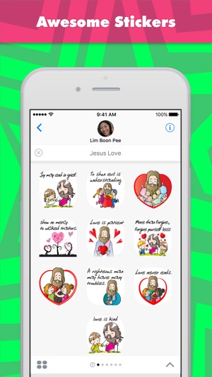 Jesus Love stickers by wenpei