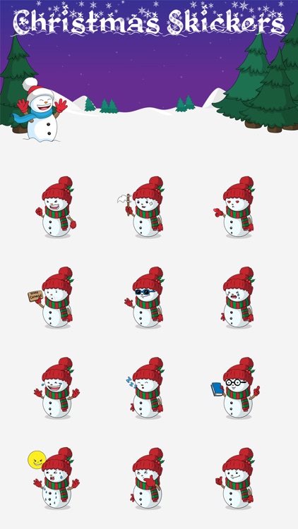 Christmas Stickers: Santa Claus and Friends
