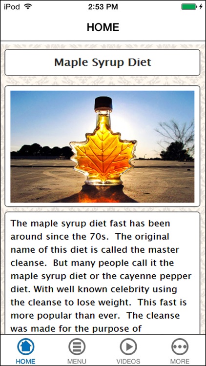 Easy Maple Syrup Diet & Plan for Weight Loss