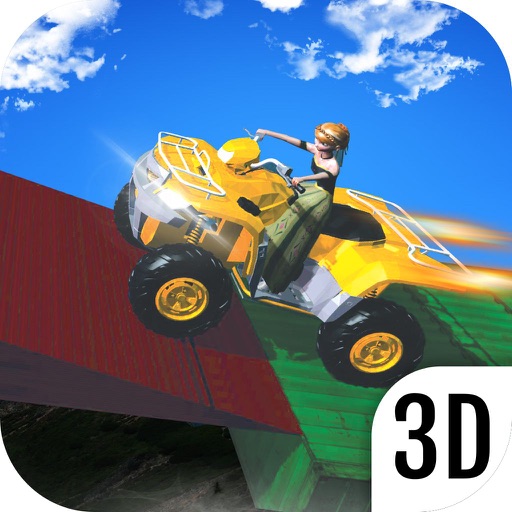 Impossible Quad Bike Racing Track 3d icon