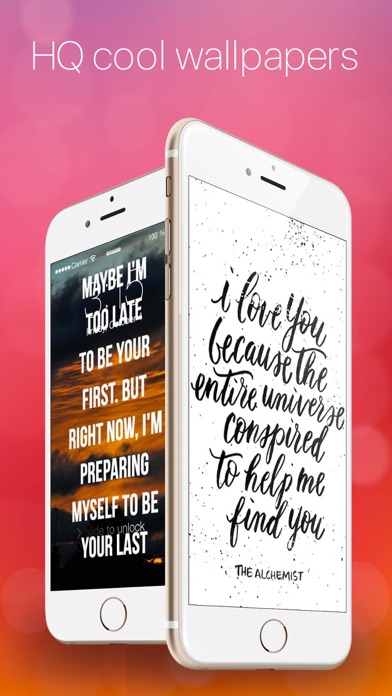 How to cancel & delete Cute Love Quotes Wallpapers 2017 from iphone & ipad 1