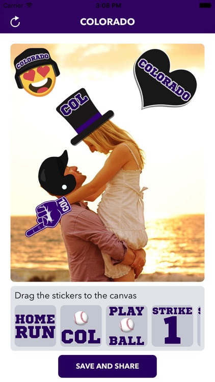 Colorado Baseball Stickers & Emojis
