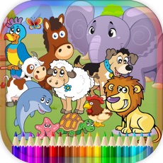 Activities of Animal Coloring Book For Children Game