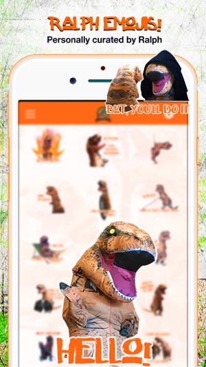 Ralph the Rex - Official Dino Emojis & Gifs(圖2)-速報App