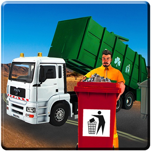 Offroad Garbage Truck Simulator: Recycle City Mess Icon