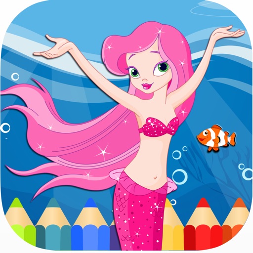 Doodle & Coloring Games for Kids - Ocean Animals Icon