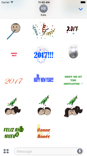 Happy New Year 2017 Animated Sticker Pack(圖4)-速報App