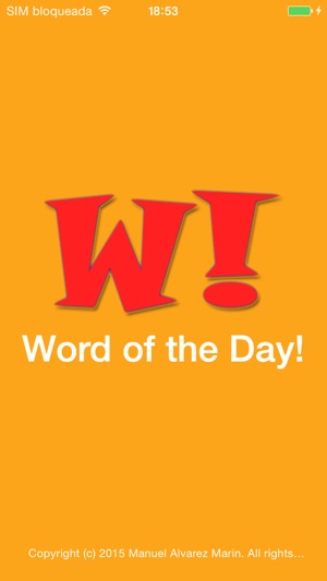 Word of the Day!