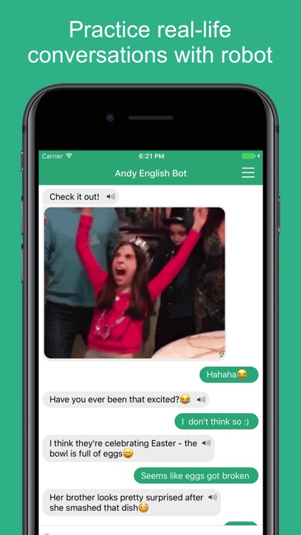 Andy - English Chat, Learn and Practice with Robot