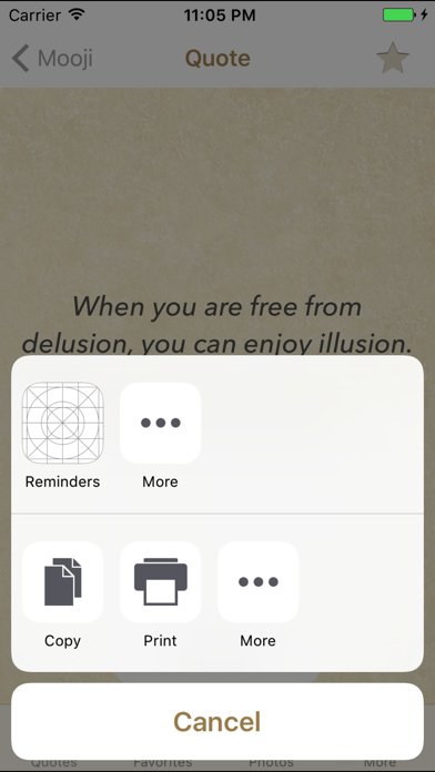 How to cancel & delete Mooji Quotes from iphone & ipad 4
