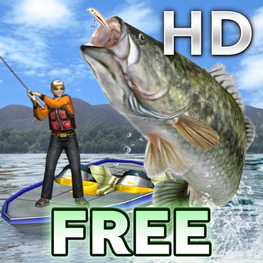 Bass Fishing 3D on the Boat HD Free Icon